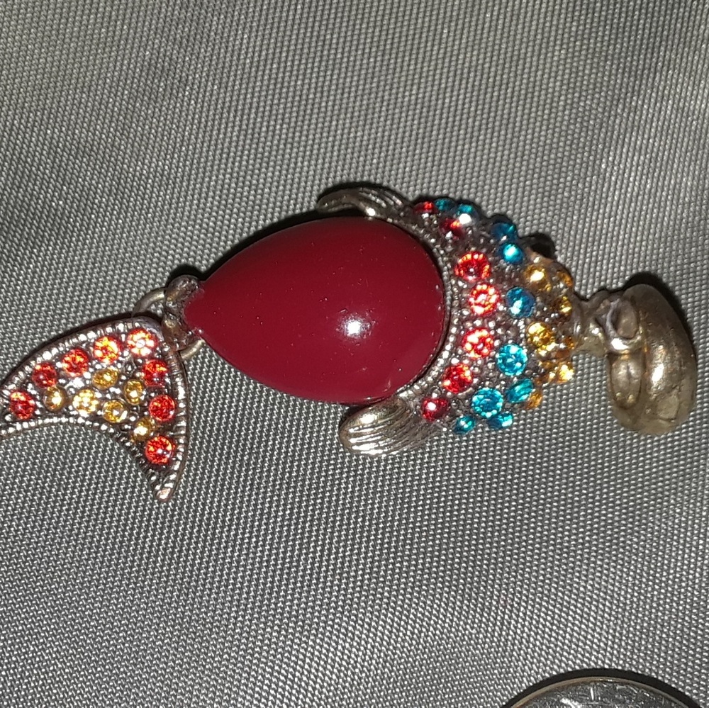 Coy fish pendant